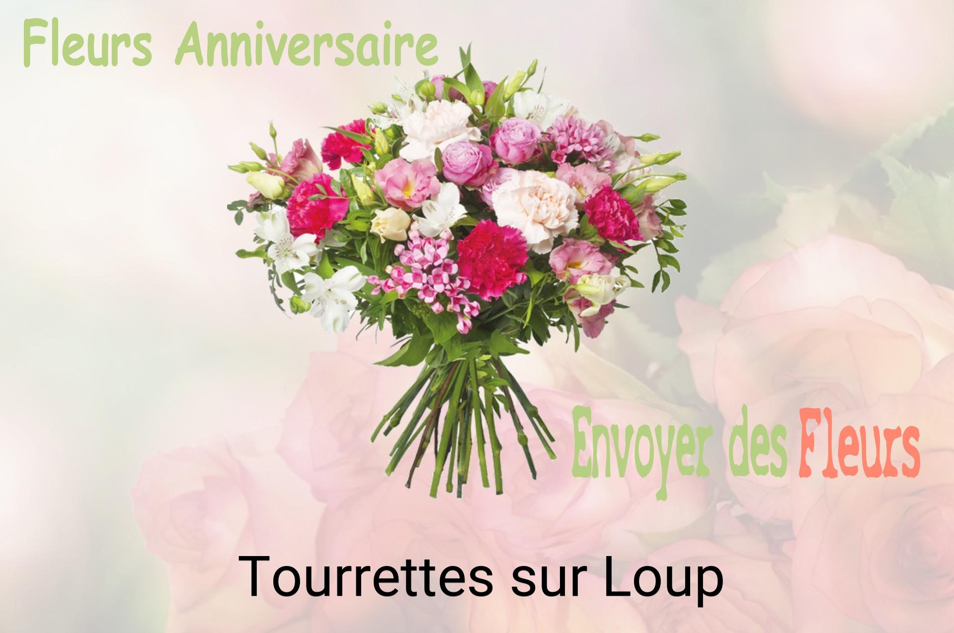 Bouquet de fleurs d’anniversaire livré à Tourrettes-sur-Loup
